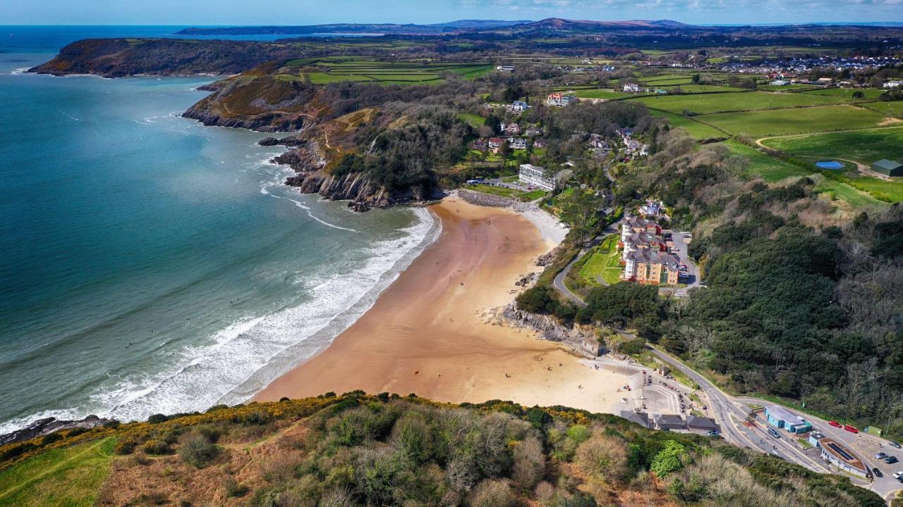 Caswell Beach Chalet 70 Located In Gower Peninsula Swansea Exterior photo